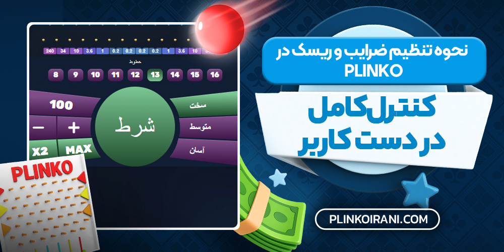 نحوه تنظیم ضرایب و ریسک در Plinko؛ کنترل کامل در دست کاربر